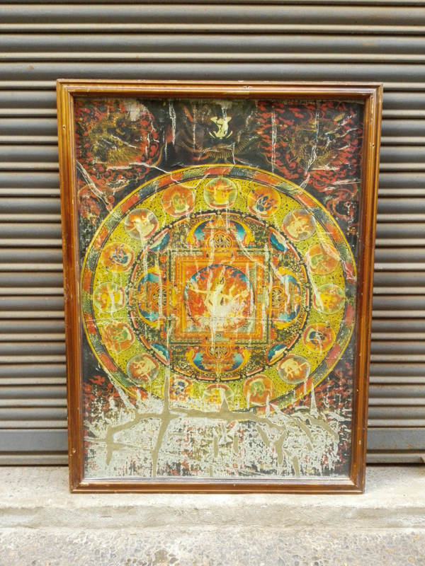 cuadro dioses asia india reproduccion madera 117_5x87x3 1u